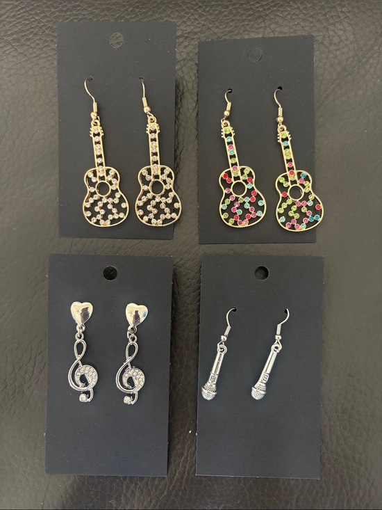 Jewelry - Music Theme Dangle Earring - Pick 1 (buy now)